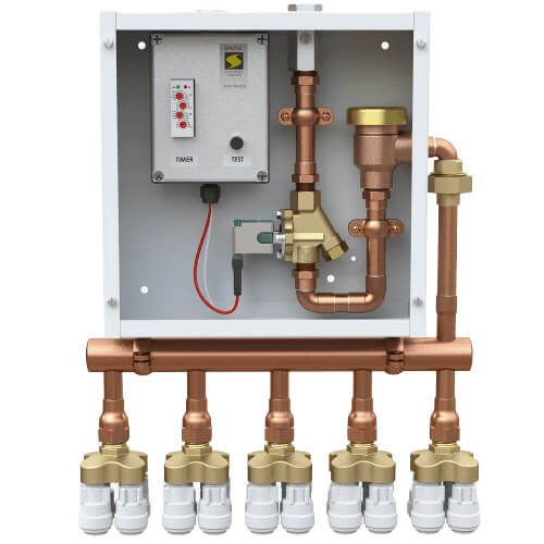 Figure No. 271SM-CTS Series Surface-Mounted (SM) With Push-In Connections (CTS) Electronic Trap Primers