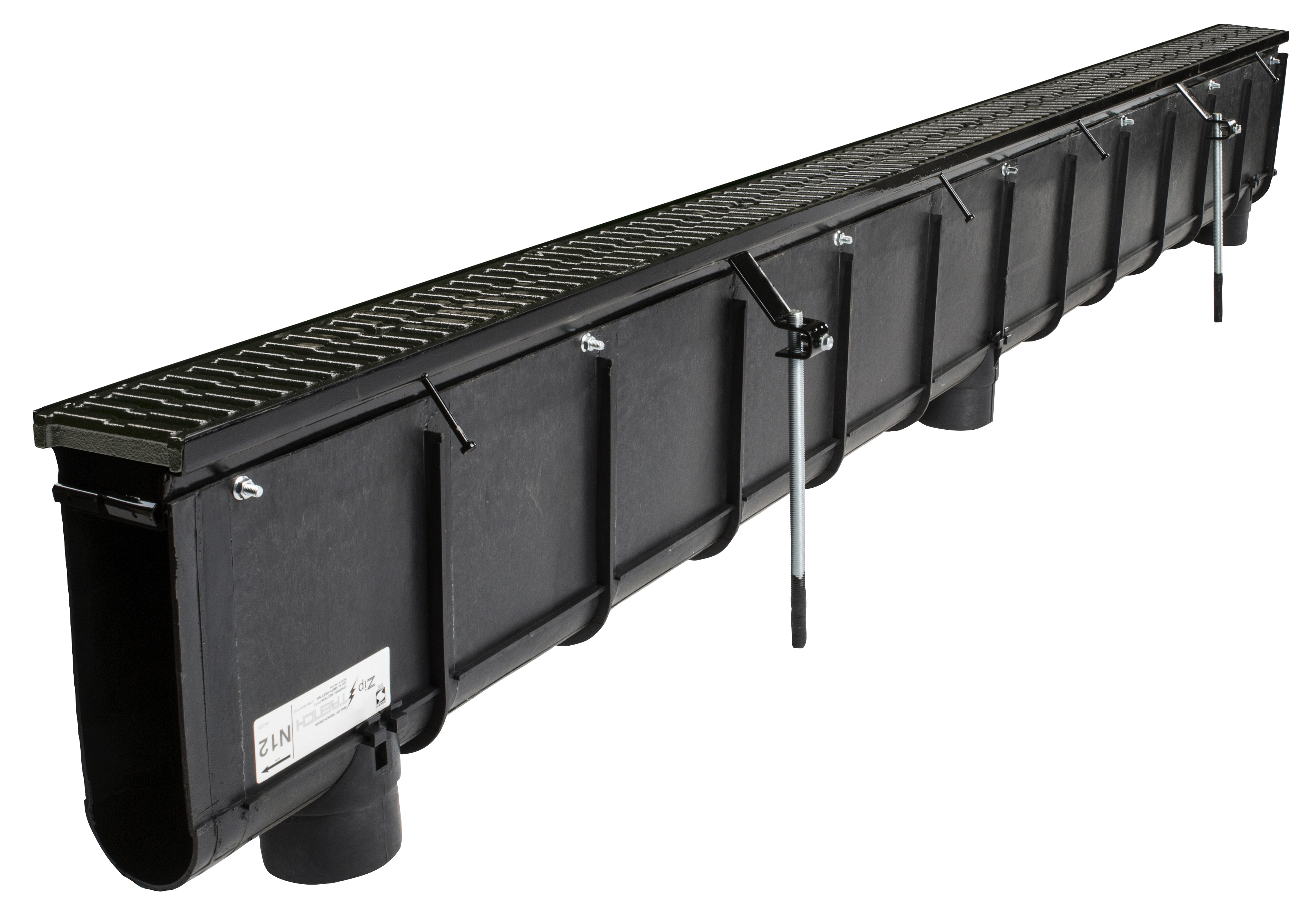 Zip-Trench Polypropylene Trench Drains 6, 12 - Light & Heavy Duty Grates  - Jay R. Smith Mfg. Co.