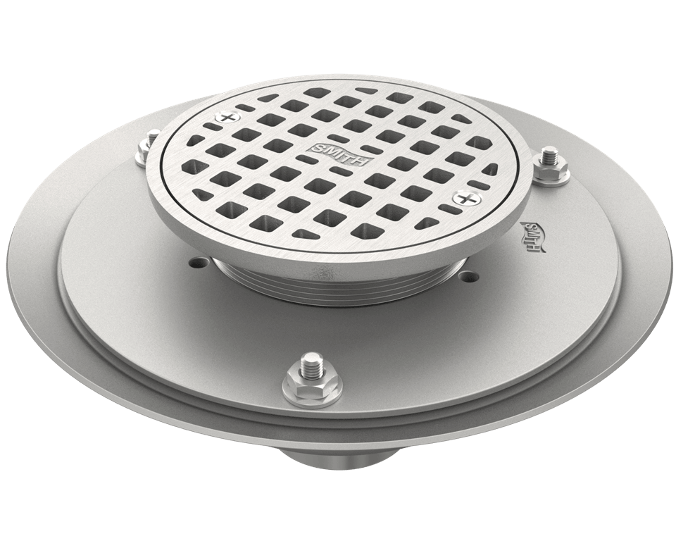 9600 General Purpose Floor Drain With Adj Strainer Head Jay R