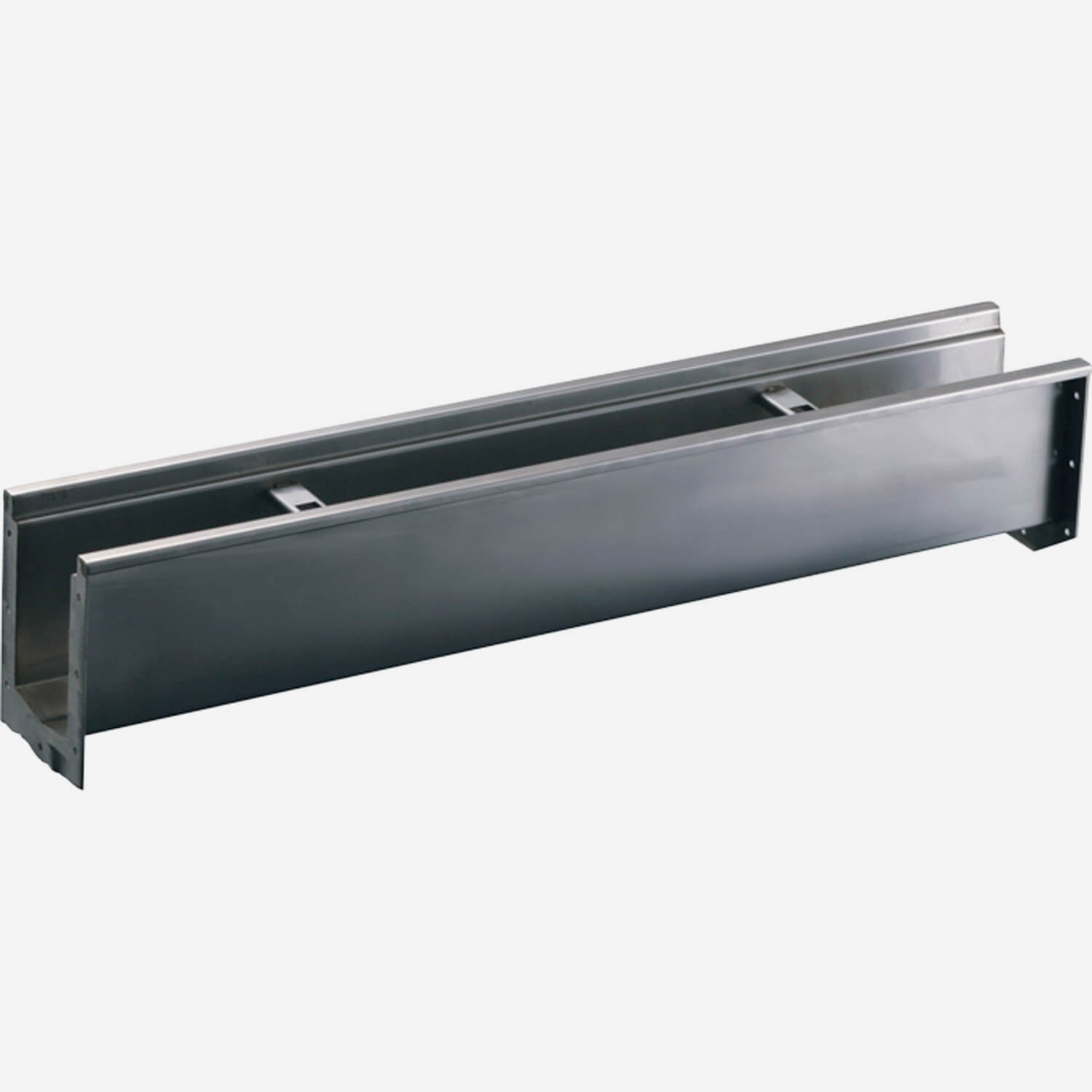 9660 - 6" Wide Modular Stainless Steel Trench Drain System 