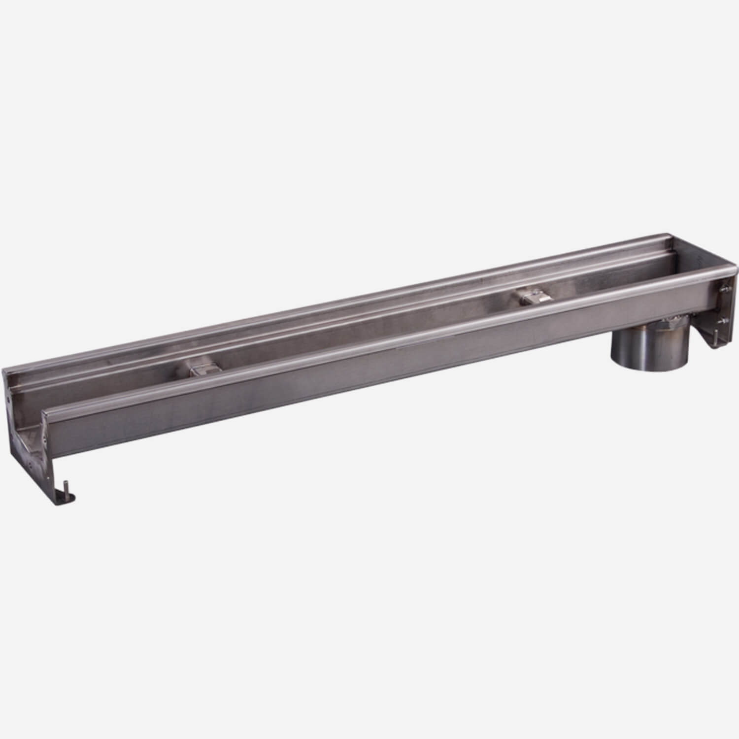 Smith 9665 6" Wide Shallow Stainless Steel Modular Trench Drain System