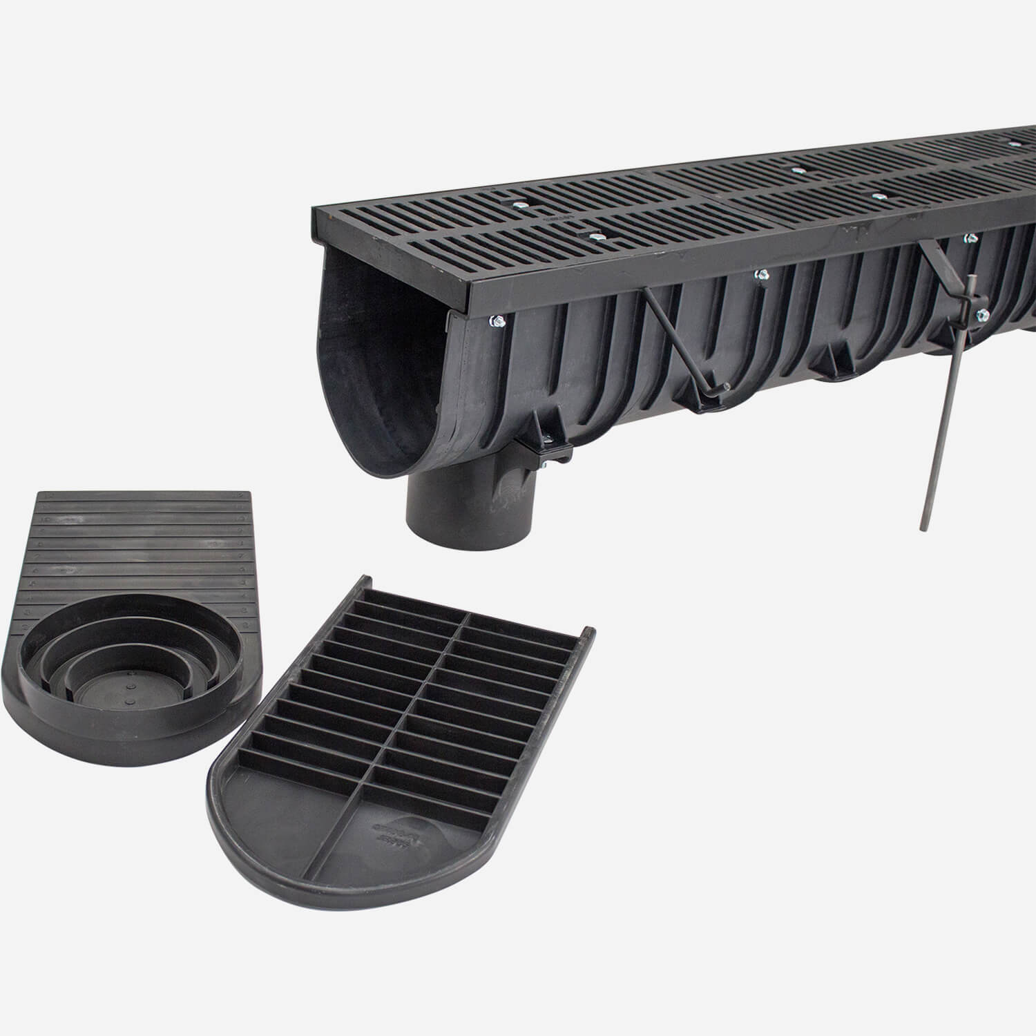 Smith 9960 Zip Trench™ 12" Wide Polypropylene Trench Drain  