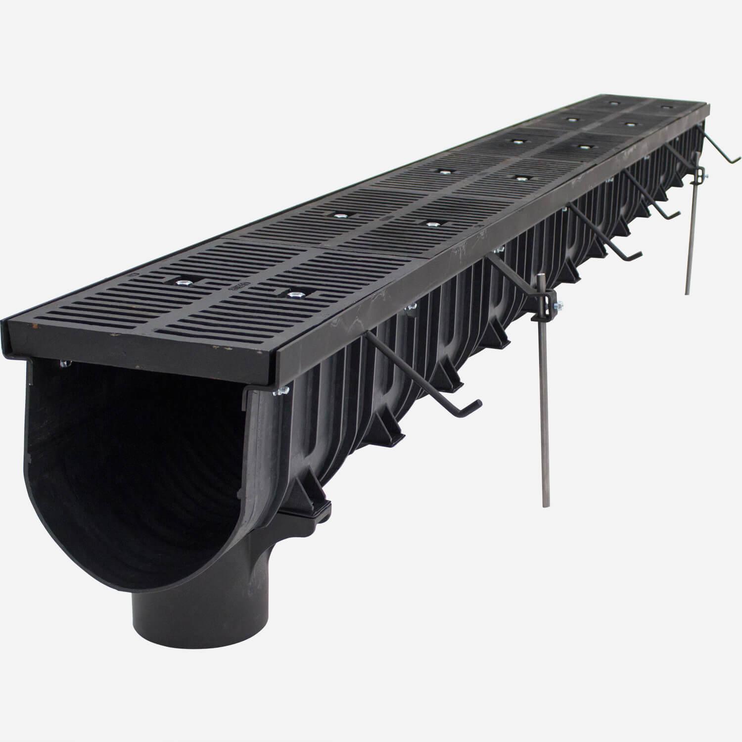 Zip-Trench Polypropylene Trench Drains 6, 12 - Light & Heavy Duty Grates  - Jay R. Smith Mfg. Co.