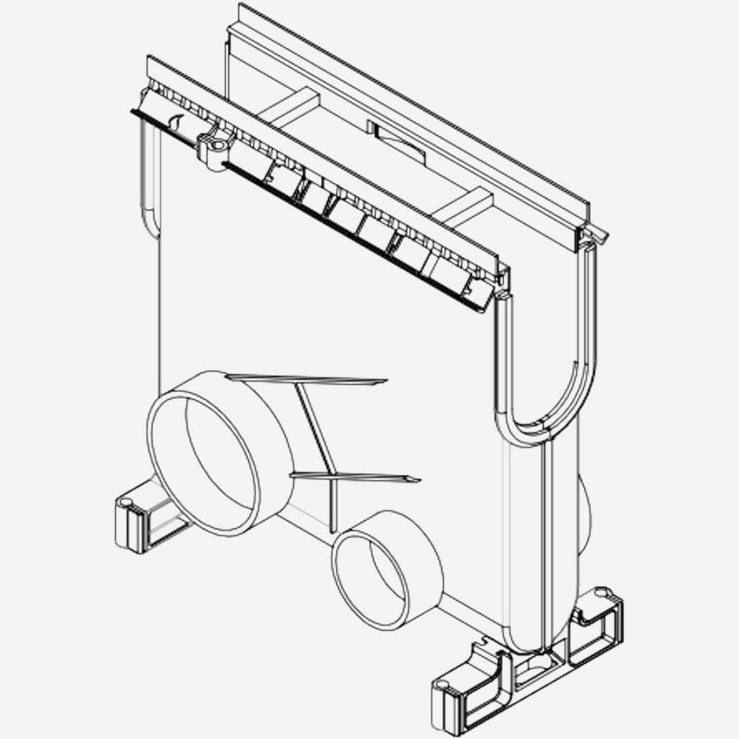 9936 Enviro- Flo® II Trench Drain Inline Catch Basin