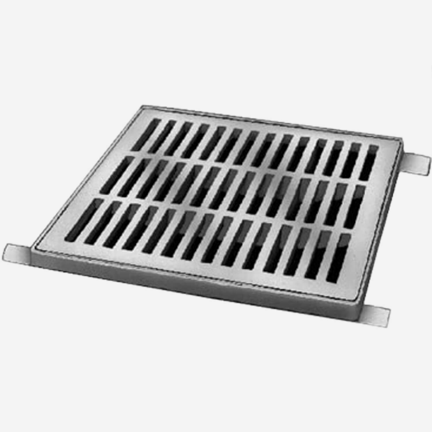 2910 - Light Duty Cast Iron Trench Grate with Square Holes