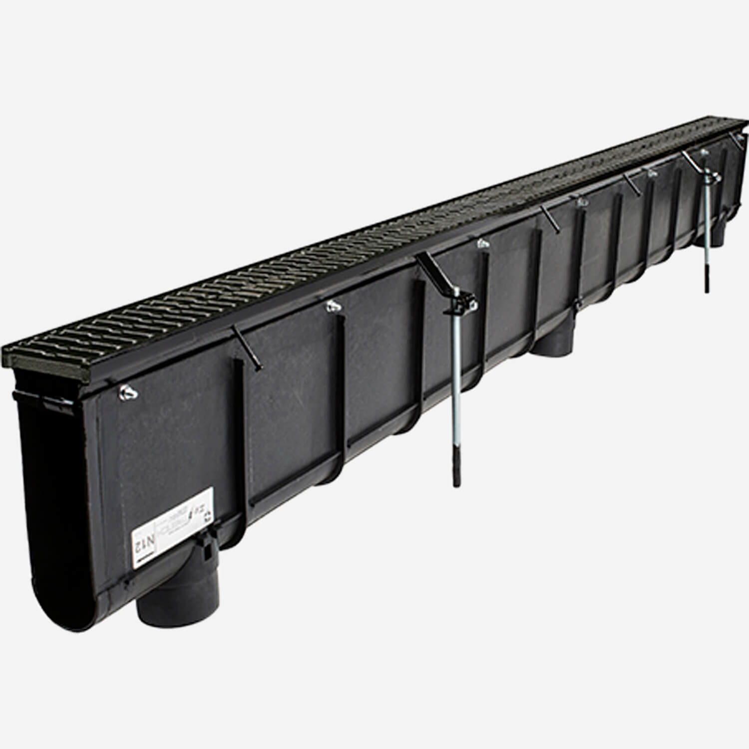 Smith 9940 6" Wide Polypropylene Presloped Trench Drain
