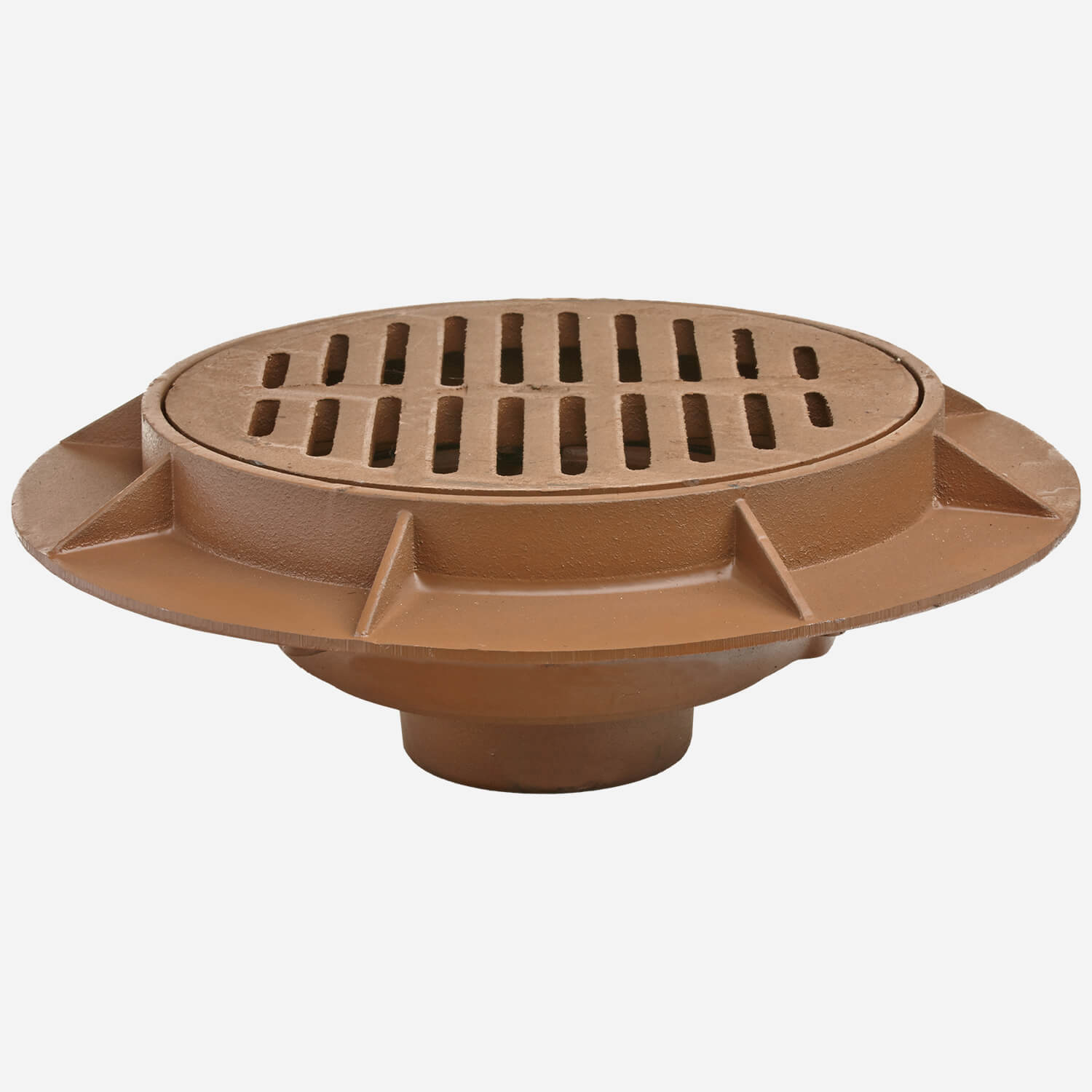 2624 Large Parking Deck Floor Drain with Heavy-Duty Wide Flange Collar for Precast Slabs