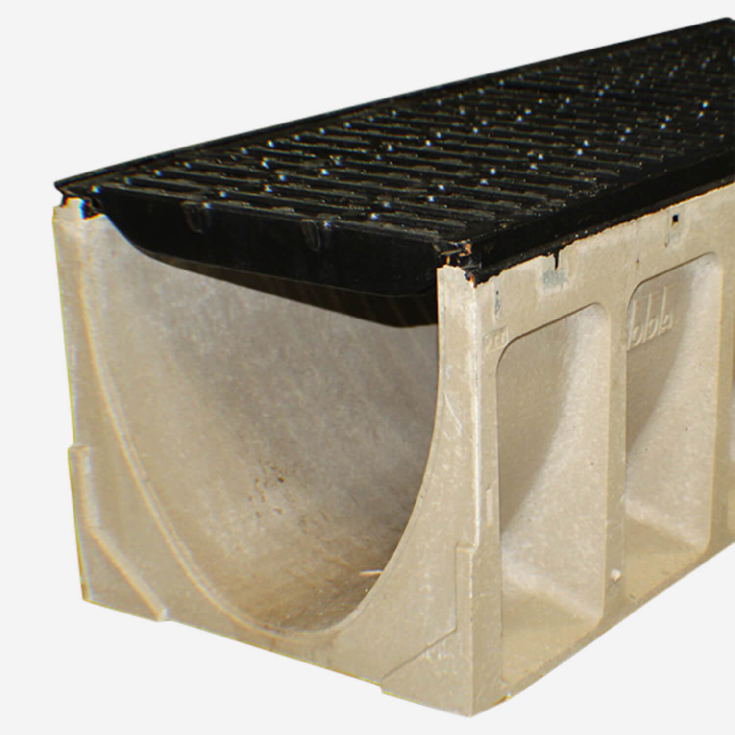 9879 - 14" Wide 'Powerlock' Concrete Trench Drain for Heavy-Duty Applications