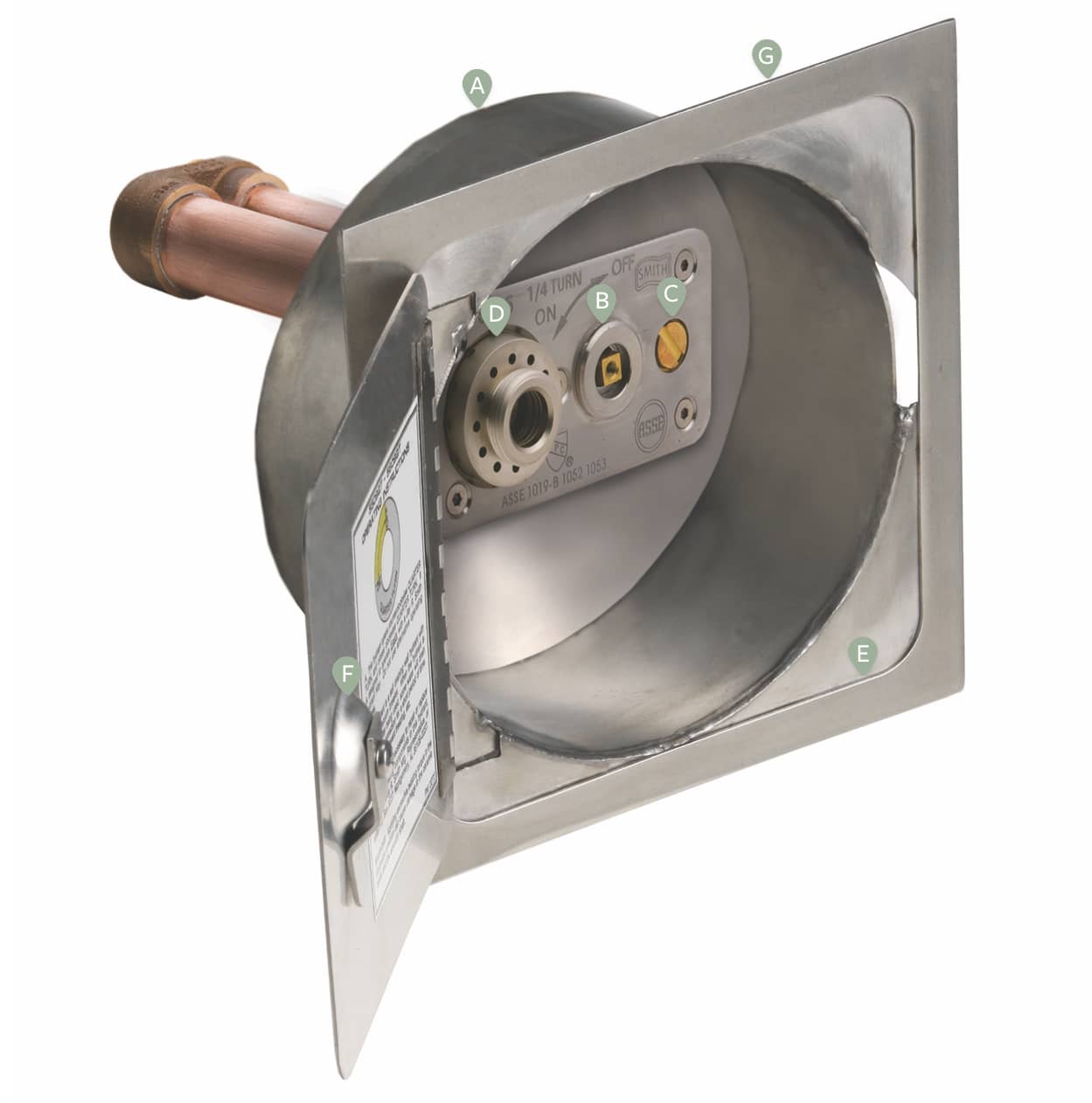 Stainless Steel Cored Hole Drill Hydrant Box