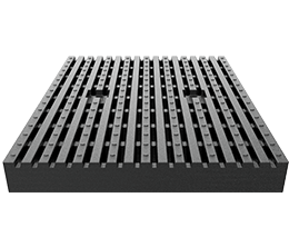 Ductile iron ADA slotted grate for 9960 trench drains