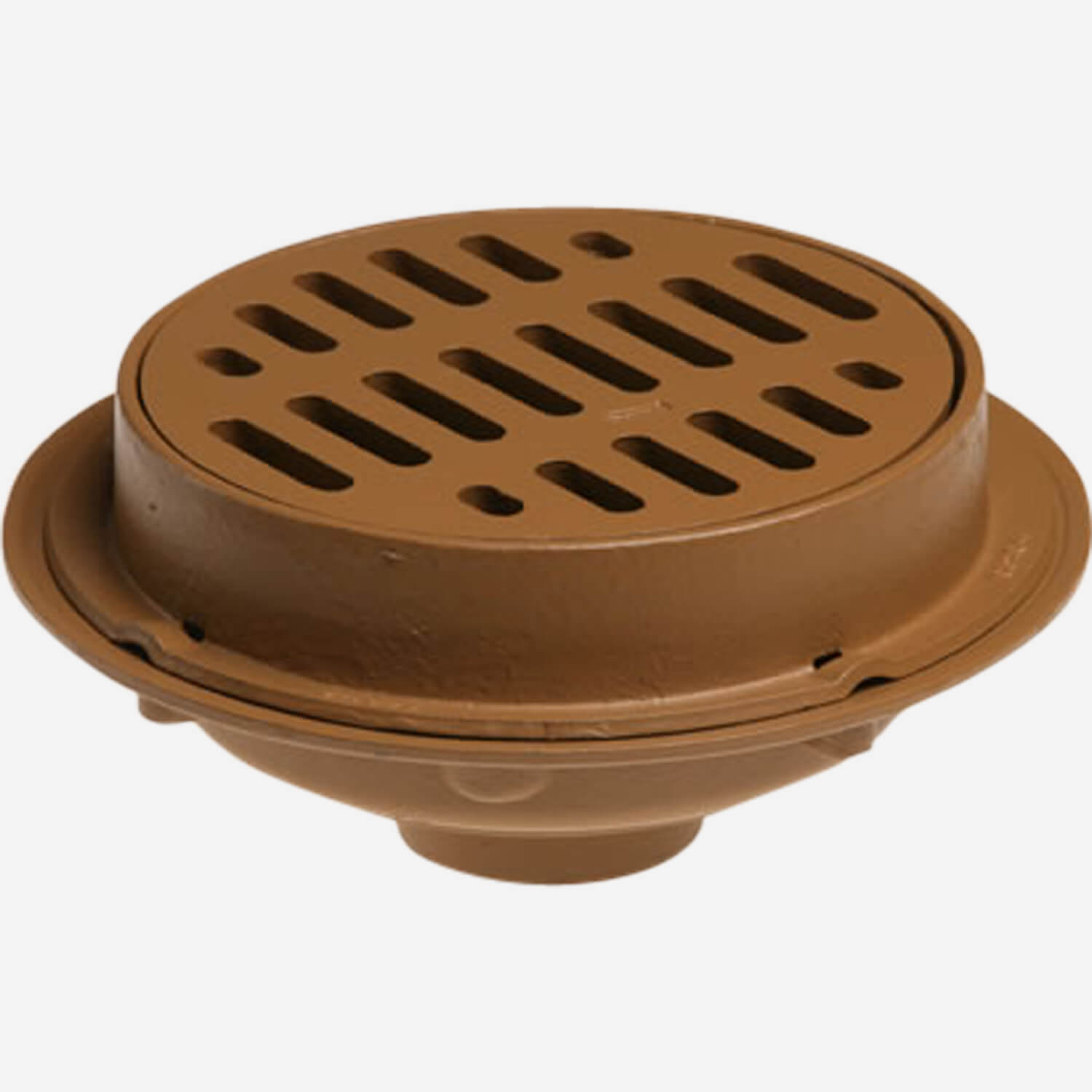 Heavy Duty Floor Drains with 12" Top Solid Free Standing Sediment Bucket